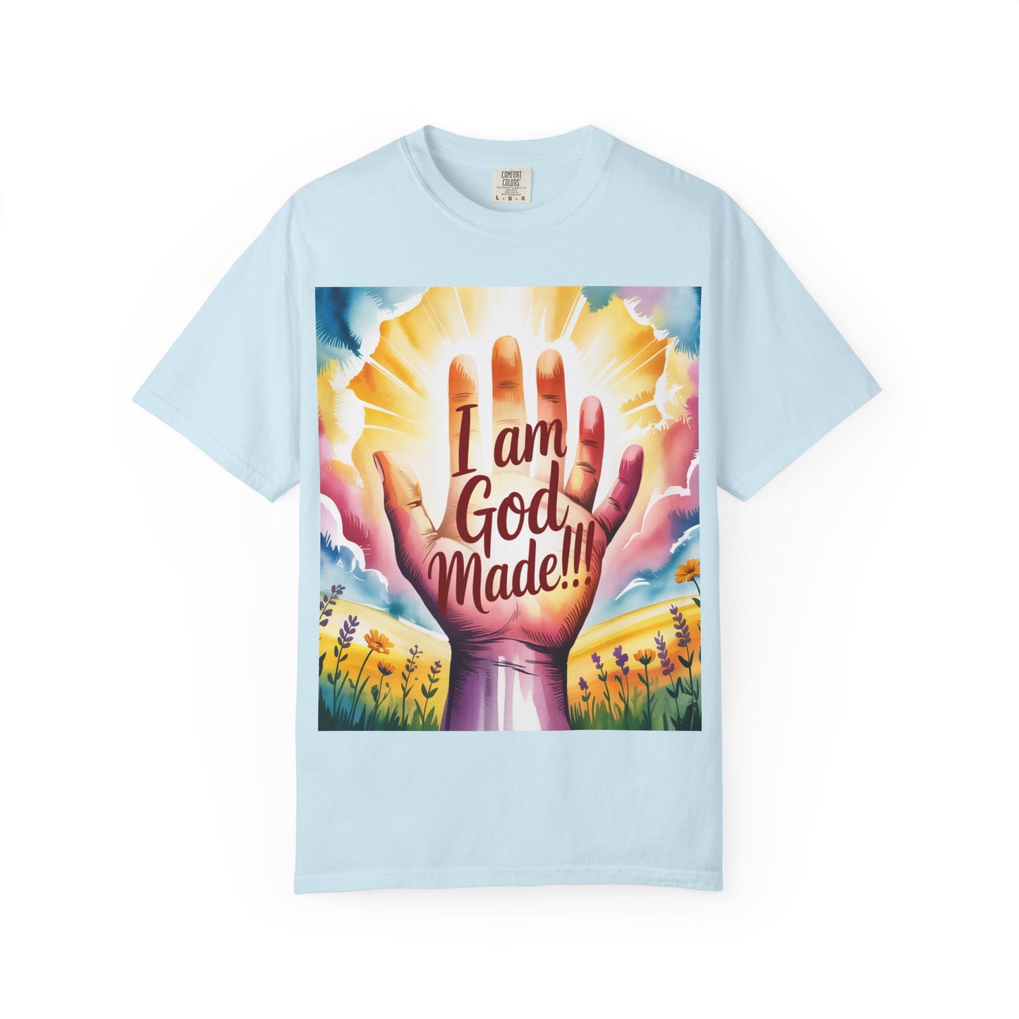 FBR Colorful Inspirational Unisex T-shirt for Faith and Positivity - God Made