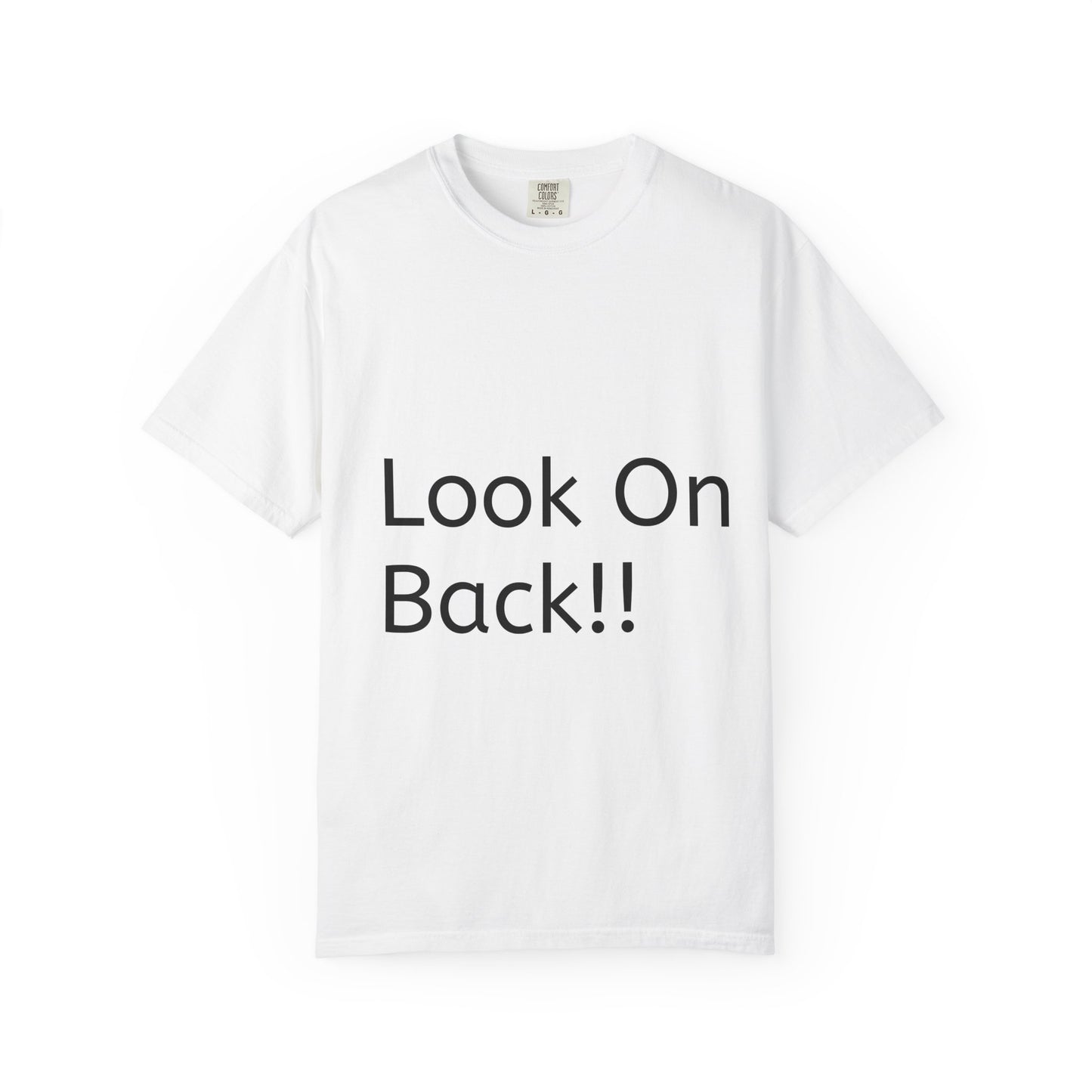 FBR Casual Graphic T-shirt - 'Look On Back!
