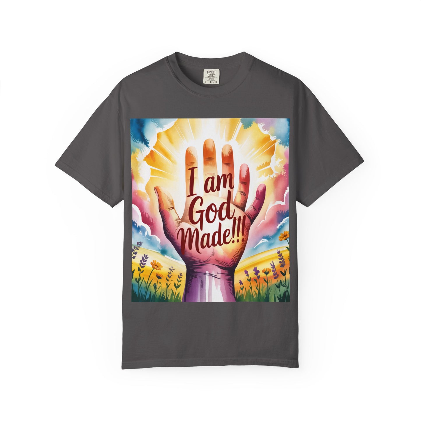 FBR Colorful Inspirational Unisex T-shirt for Faith and Positivity - God Made