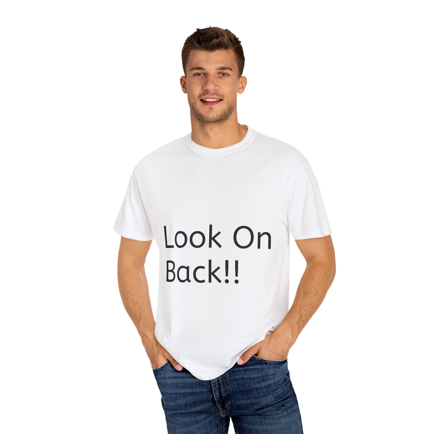 FBR Casual Graphic T-shirt - 'Look On Back!