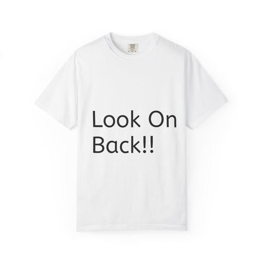 FBR Casual Graphic T-shirt - 'Look On Back!